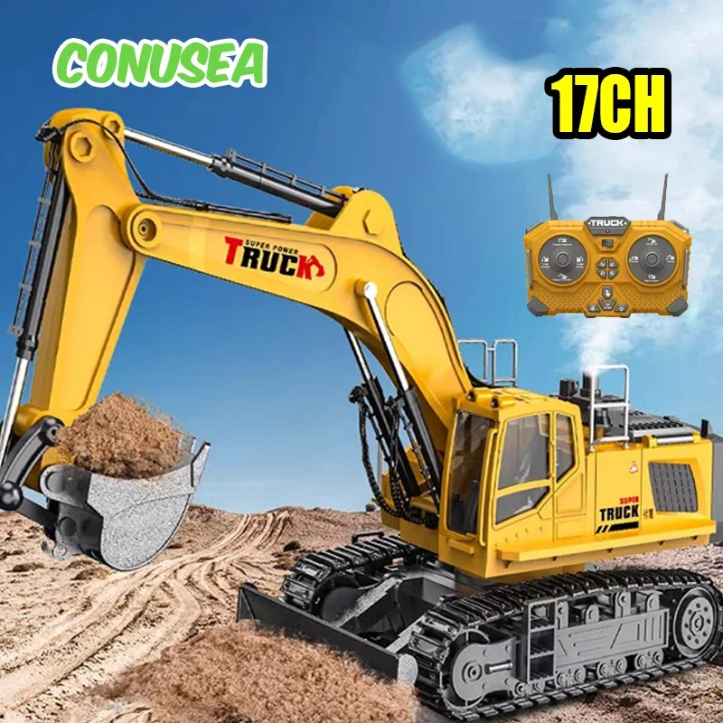 Heavy Equipment Games - RC 굴삭기 자동차 트럭 합금 버킷