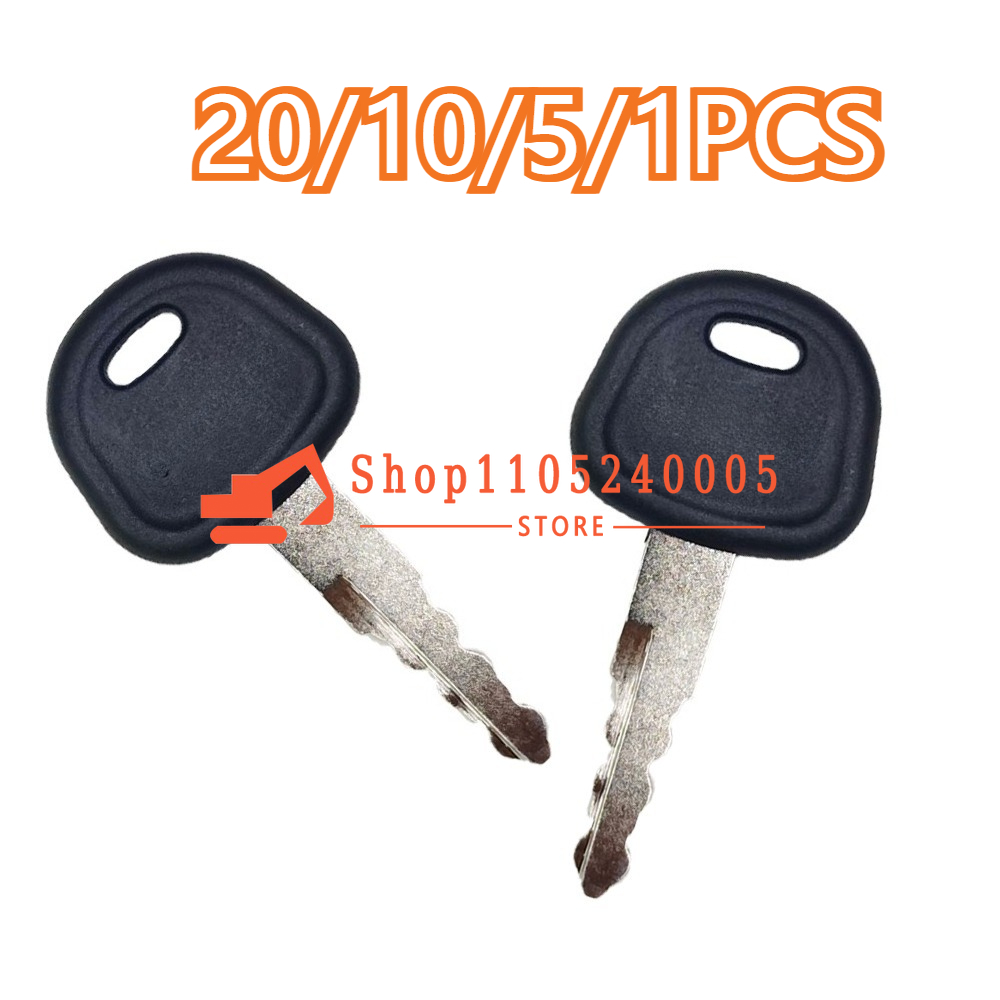 Brand Heavy Equipment - 20/10/5/1PCS 중장비 점화 키용 새 키