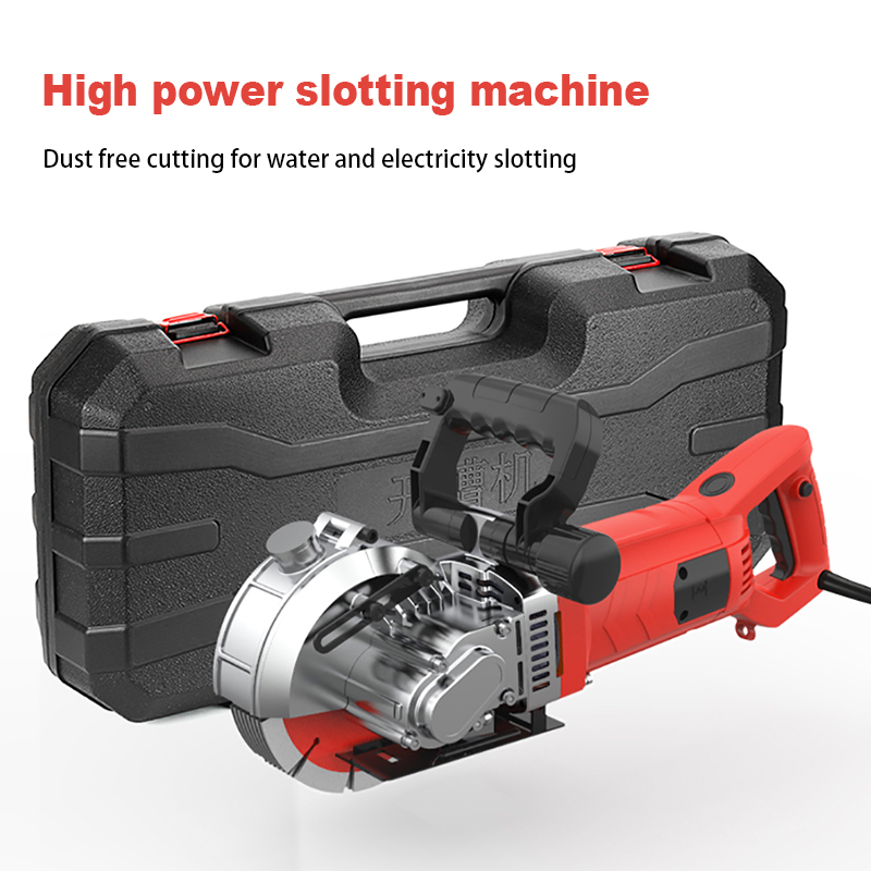 Electric Concrete Cutter - 5800W 고출력 벽면 슬로팅 머신, 콘크리트,