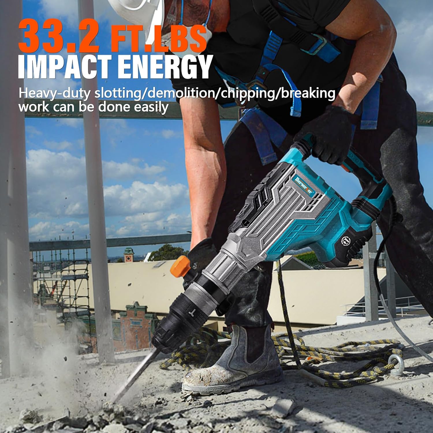 1700W 25파운드 SDS-Max 철거용 잭해머 65 - Concrete Breaker Demolition 리뷰 및 가격