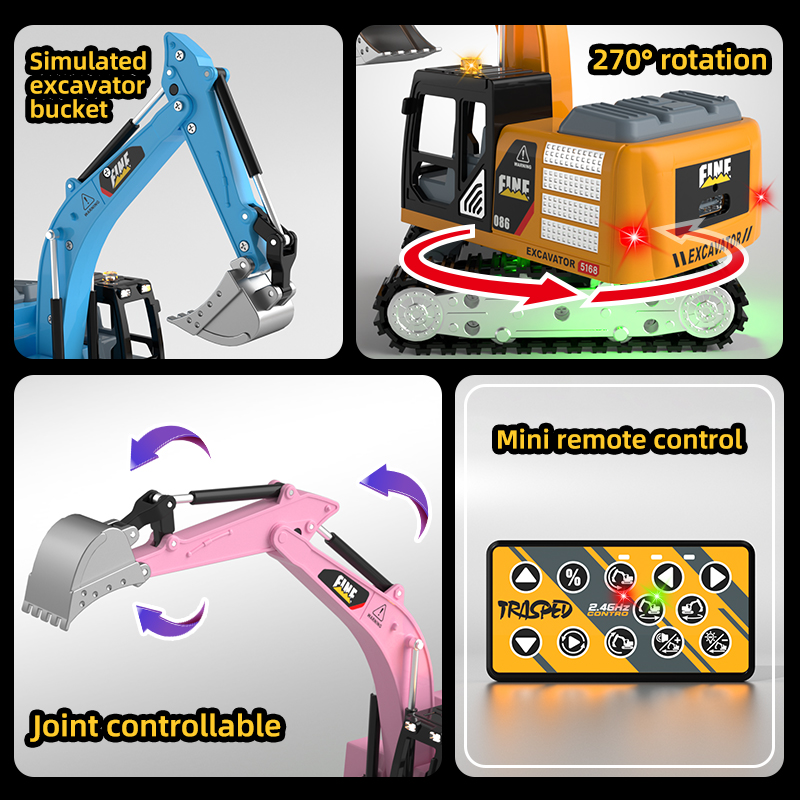 ZWN 원격 조종 굴삭기 덤프트럭 지게차 2.4G RC - Heavy Equipment Games 리뷰 및 가격