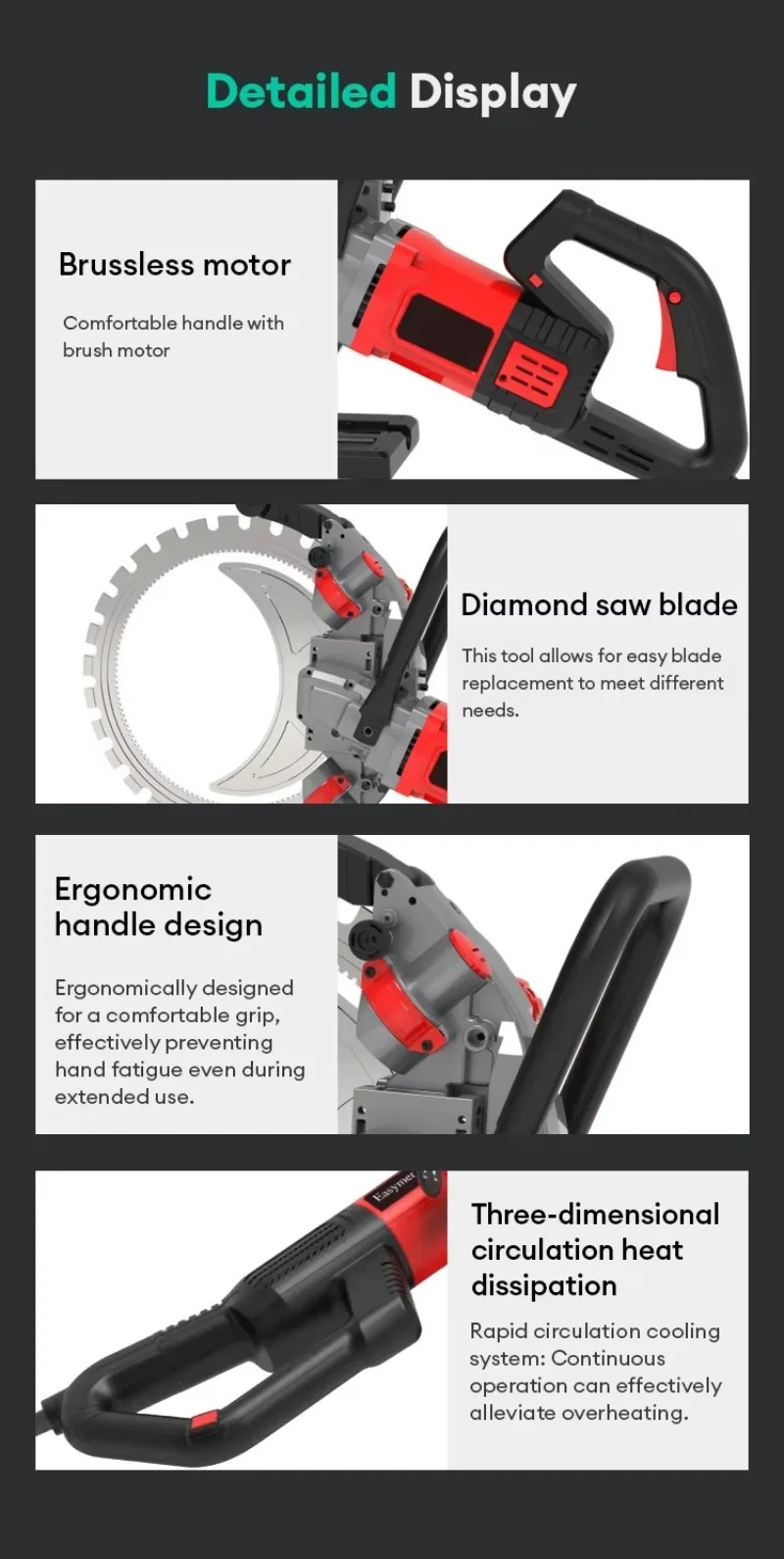 IKN 건설용 410mm 전기 콘크리트 링쏘 300mm - Electric Concrete Cutter 리뷰 및 가격